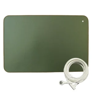 Barenia-Grain Green Grounding Mat High-Strength Conductive Anti-Static Earthing Pad for Desk or Floor Use