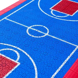 Basketball Court Floor Tiles, Outdoor PP Plastic Interlocking Flooring for Backyard Sports