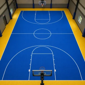 Basketball Court Flooring Modular PP Tile System for Contractors Facility Builders and Construction Projects