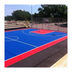 Basketball Court Indoor Outdoor Sports Floor PP Plastic Interlocking Waterproof Wear resistant Elastic Eco Friendly 5 10 Year