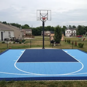 Basketball Court Interlocking Floor Tiles High Impact Resistant Suspended Basketball Flooring for Professional Court