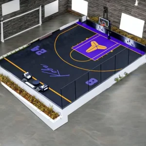 Basketball Court Interlocking PP Floor Playground Badminton Court Sports Floor Tiles Outdoor Suspended Floor in Kindergarten