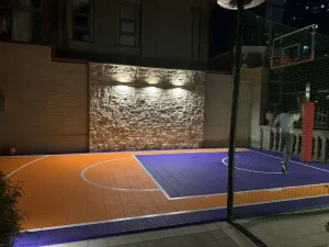 Basketball Court Tile PP Material Suspended Flooring Interlocking Floor Tiles Basketball Court