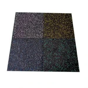 Basketball Court Tiles Rubber Floor Gym Soundproof Flooring