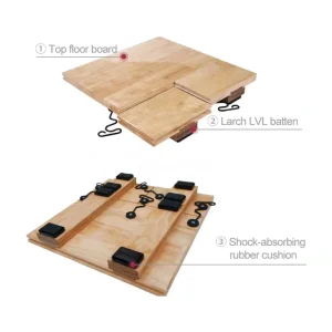 Basketball Flooring Indoor Basketball Hardwood Floor Basketball Court Maple Wood Flooring Removable Basketball Wooden Floor