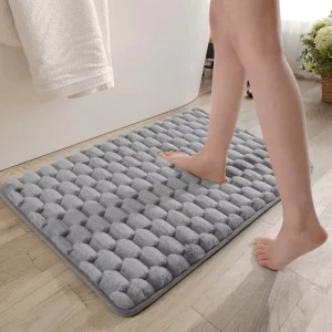Bathroom Non-slip Floor Mat Household Water-absorbent Quick-drying Toilet Foot Mat Dirt-resistant Thickened Soft Doormat
