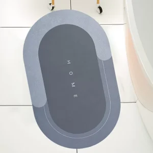 Bathroom Rugs Mats Water Absorbent Non Slip Mat Used in Bathroom Shower Room Diatomite Bath Mat