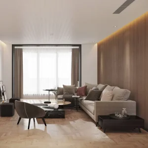 Benovo Foshan Manufacturer Wooden Acoustic Wall Panels for Living Room Bedroom Hall Eco Friendly Soundproofing