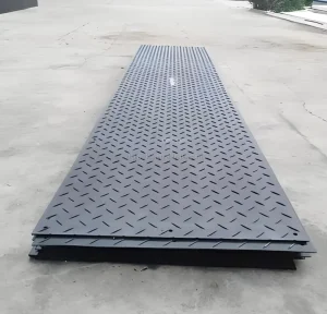 Bespoke Recycled Plastic Monobloc Temporary Outdoor Ground Mats Walkway for Construction Floor Protection Pavement Sol Chantier