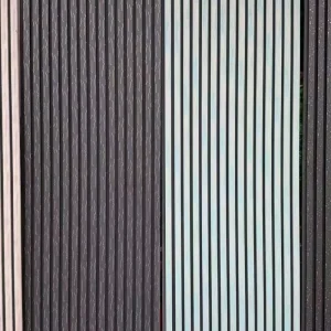 Black Felt Wood Slat Akupanel Acoustic Panel Grooved MDF Board Echo Control for Music Room