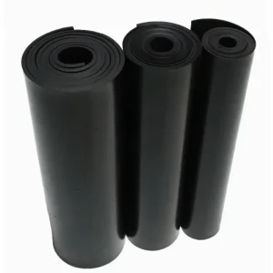 Black High-voltage Insulating Rubber Pad 35KV Anti-slip Weather Resistant Ozone Resistant Floor Use
