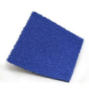 Blue Curved Tennis Court Artificial Grass