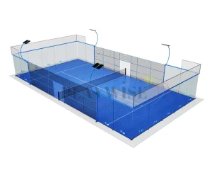 Blue Green Artificial Grass Turf for Padel Tennis Court Sports Flooring