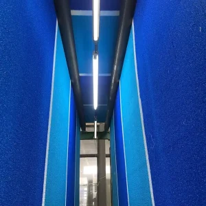 Blue Synthetic Turf Artificial Grass Carpet for Outdoor Cage Tennis Court & Sports Flooring