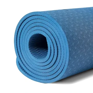Body Position Line Single Double Color TPE Yoga Mat Elastic Fitness Exercise Beginner Non Slip UV Printable Custom Logo