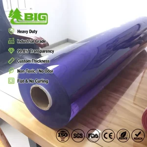 Boligao Factory Direct Sale Of Transparent PVC Soft Film Supports Custom Logo Printing Suitable For Packaging PVC Floor Mats