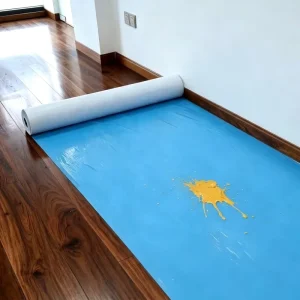 Breathable PE Film Laminated Recycled Non Woven Painter Felt Waterproof Floor Protection Roll for Renovation Painting
