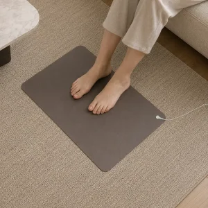 Brown 1mm Ultra-Thin Grounding Mat Conductive Anti-Static Earthing Pad with Anti-Crease Design for Desk Use