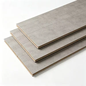Building Materials Grey Engineered Wood Flooring 6mm 8mm Vinyl Stone Pattern Hard Composite Flooring