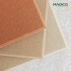 Bulk PET Felt Acoustic Panel 100% Polyester Fiber Sound Absorbing Panel for Project Acoustic Wall Solution CECertified