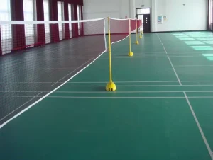 CE Approved Vinyl PVC Indoor Portable Anti Slip Eco Friendly Badminton Court Flooring Roll Professional Durable Sports Mat