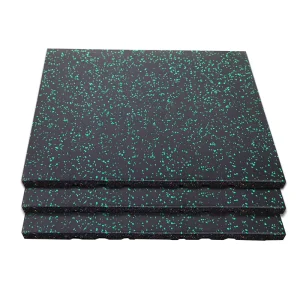 CE Certified Heavy Duty Composite Ceramic Tile Shock Absorbing EPDM Rubber Flooring
