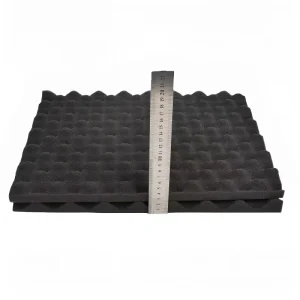 CE FDA Certified Egg Crate Sound Absorbing Foam Self Adhesive Acoustic Panels for International Projects Export Quality
