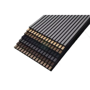 CE Mark 3D MDF Acoustic Wood Slat Wall Panel Eco Friendly Acoustic Wall Panel