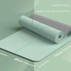 CEOEA Gymnasium exercise mats Professional Yoga MatAnti slip Good Grip Noise Reduction and Shock Absorption Indoor Fitness Mat