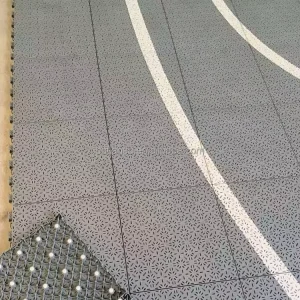 Professional Plastic Basketball Court Interlocking Tiles Outdoor Flooring Badminton Multi Sport Snap Tiles