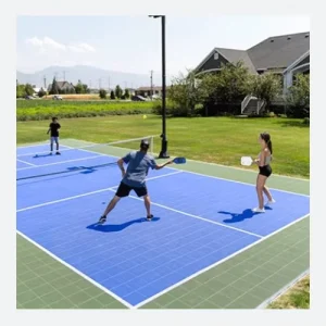 Canchas De Pickleball Basketball Court Interlocking Raised Plastic PP TPV Sport Floor