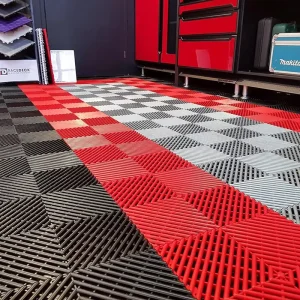 Car Parking Garage Interlocking Eco-Friendly PP Plastic Floor Tiles Waterproof Trench and Drain Cover Grating
