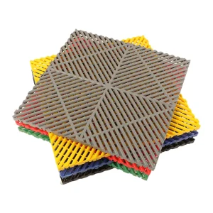 Car Wash Garage Vented Modular Interlocking Floor Tiles