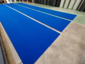 Carpet Bonded Foam Cheerleading Mat 6ft Roll Non Slip Gymnastics Tumbling Floor Pad for School Team Training