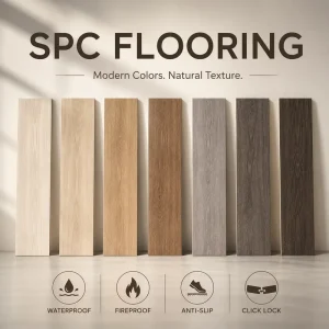 Carpet Vinyl Sheet SPC Stone Plastic Composite Tile Scratch Resistant Matte Finish Shopping Mall Contractor Supply Distributor