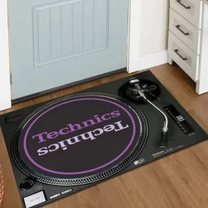Cartoon Record Bedroom Carpet Kitchen Floor Mat Anti Slip Bathroom Living Room Carpet Entrance Door Mat Home Decorative Rugs