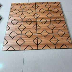 Carving Acoustic Wall Panels Polyester Acoustic Panels Cinema Acoustic Panels