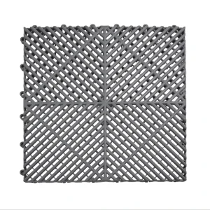 Ce Manufacturer High Quality Vented Drainage 100% PP Modern Anti Slip Durable Interlocking Garage Floor Tiles