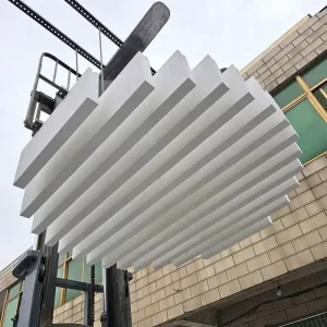 Ceiling Board and Grids Acoustic 1200*1200 Eiling Panels Noise Reduction Beam Quick to Install Plank Ceiling Panels