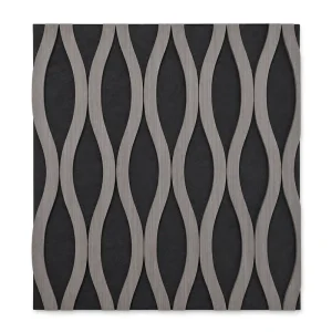 Charcoal Black Wood Slat Acoustic Wall Panel High Density Backing Cinema Studio Project WYRAX