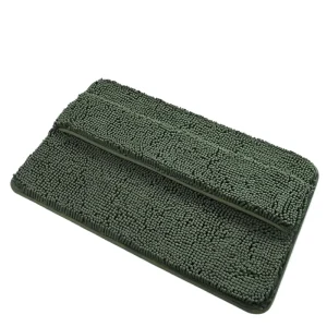 Chenille Bath Mat, Soft Absorbent Microfiber Bathroom Rug