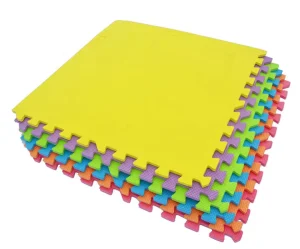 Children Exercise EVA Puzzle Foam Crawling Play Flooring Mat 30x30cm & 60x60cm Customizable Multiple Colors