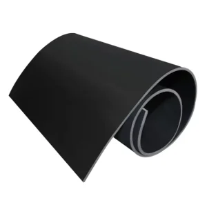 China Custom Industrial Anti-Slip Electric Insulation CR/NR/EPDM 60 Shore A 1-100mm Fine Ribbed Rubber Floor Mat Roll