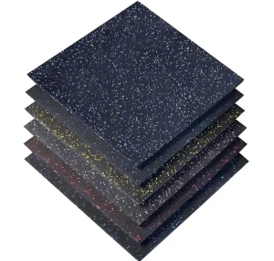 China Factory High Density Indoor Rubber Gym Floor Mat Durable and Anti-Slip for Exercise Use Anti-Static Feature