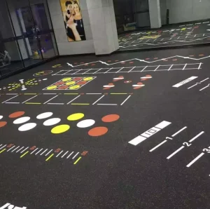 China Factory Manufacturing Supplier Shock-Absorbing Noise-Reduction Rubber Gym Flooring Mat Roll
