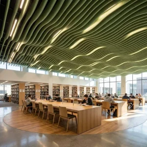 China Manufacturer 12mm Felt Acoustic Ceiling Panels Artistic Soundproofing Decorative Hanging Board for Executive Office