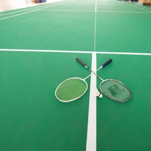 China Manufacturer New Product High Quality PVC Indoor Outdoor Sport Roll Flooring Badminton Court Floor Mat