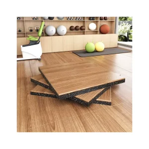 China Manufacturer Non Toxic Gym Rubber Flooring Rolls Tiles Sports Equipments Rubber Mat for Gym