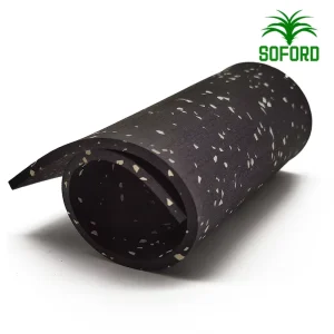 China Suppliers Shock Absorbing Floor Mat Crossfit Rubber GYM Floorings with white color