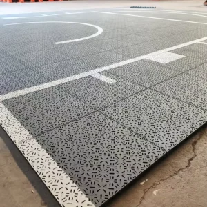 ChinaTIANSU Outdoor and Indoor PP Basketball Court Flooring Badminton Interlocking Tiles Portable Assembled Floor